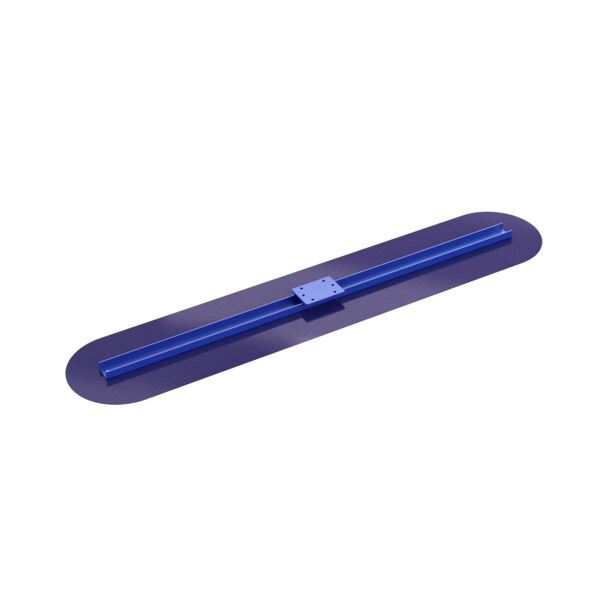 Bon Tool Bon 12-818 Big Blue Bull Trowel, Blue Steel 60" X 12" Rnd End 12-818 - main
